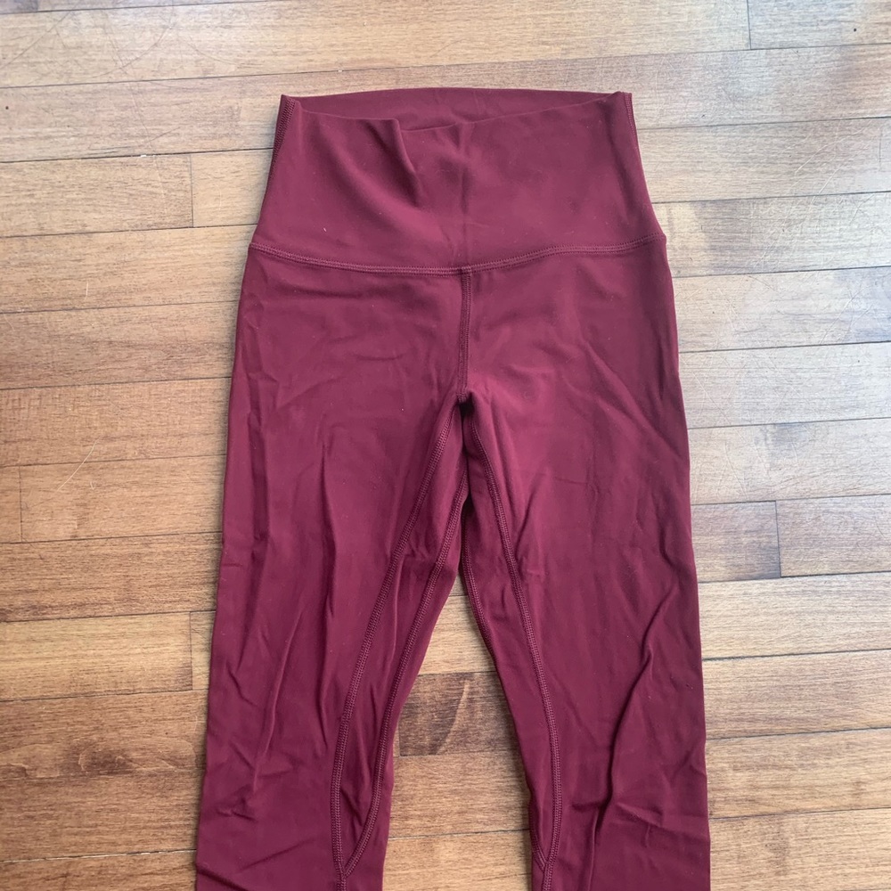Lululemon align crop deep rogue 4